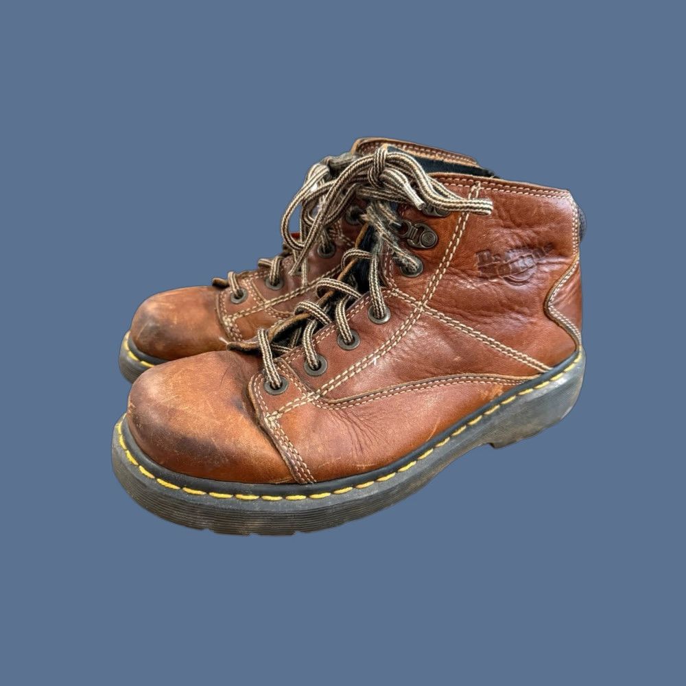 Dr. Martens Dr. Martens Boots Lace Up Mens Size 9 Leather Brown Heavy Duty 8A07 Punk Casual Boots Mens Brown Leather 8A07 Dr. Martens Air Wair 8A07 Size US 9 / EU 42 - 1 Thumbnail