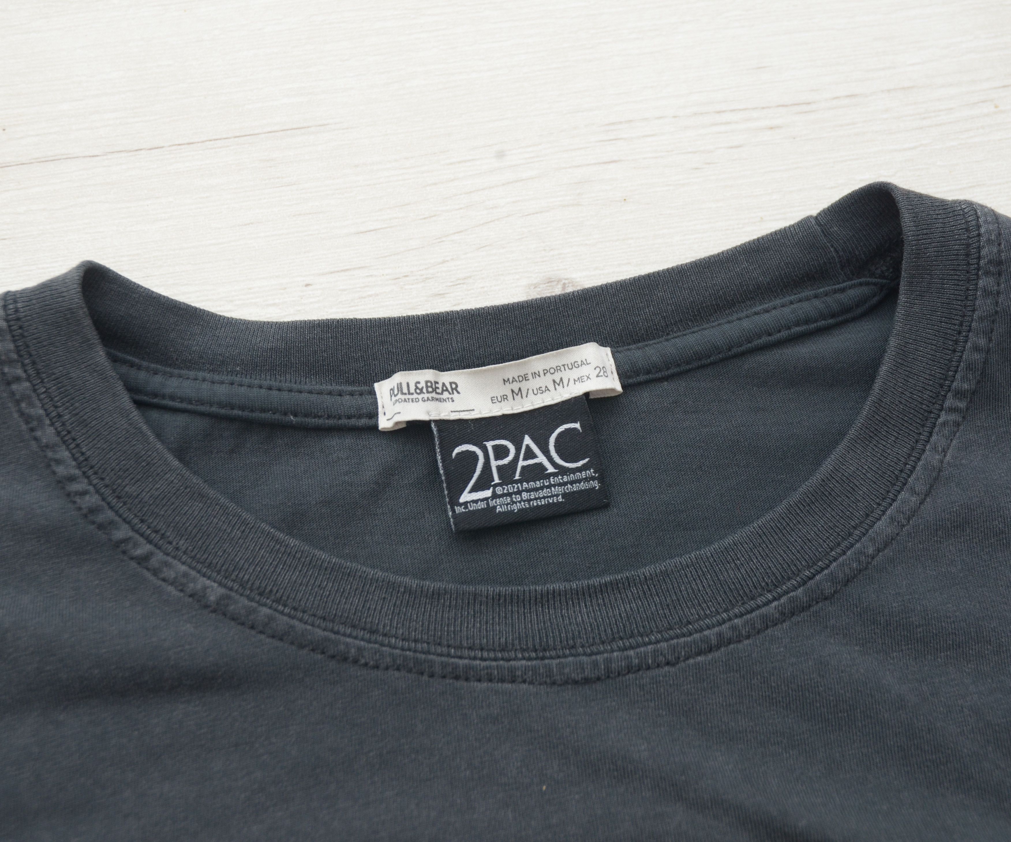 Rap Tees Tupac Rap Tee Streetwear Graphic Printed Hype Unisex Y2k Size US M / EU 48-50 / 2 - 6 Thumbnail