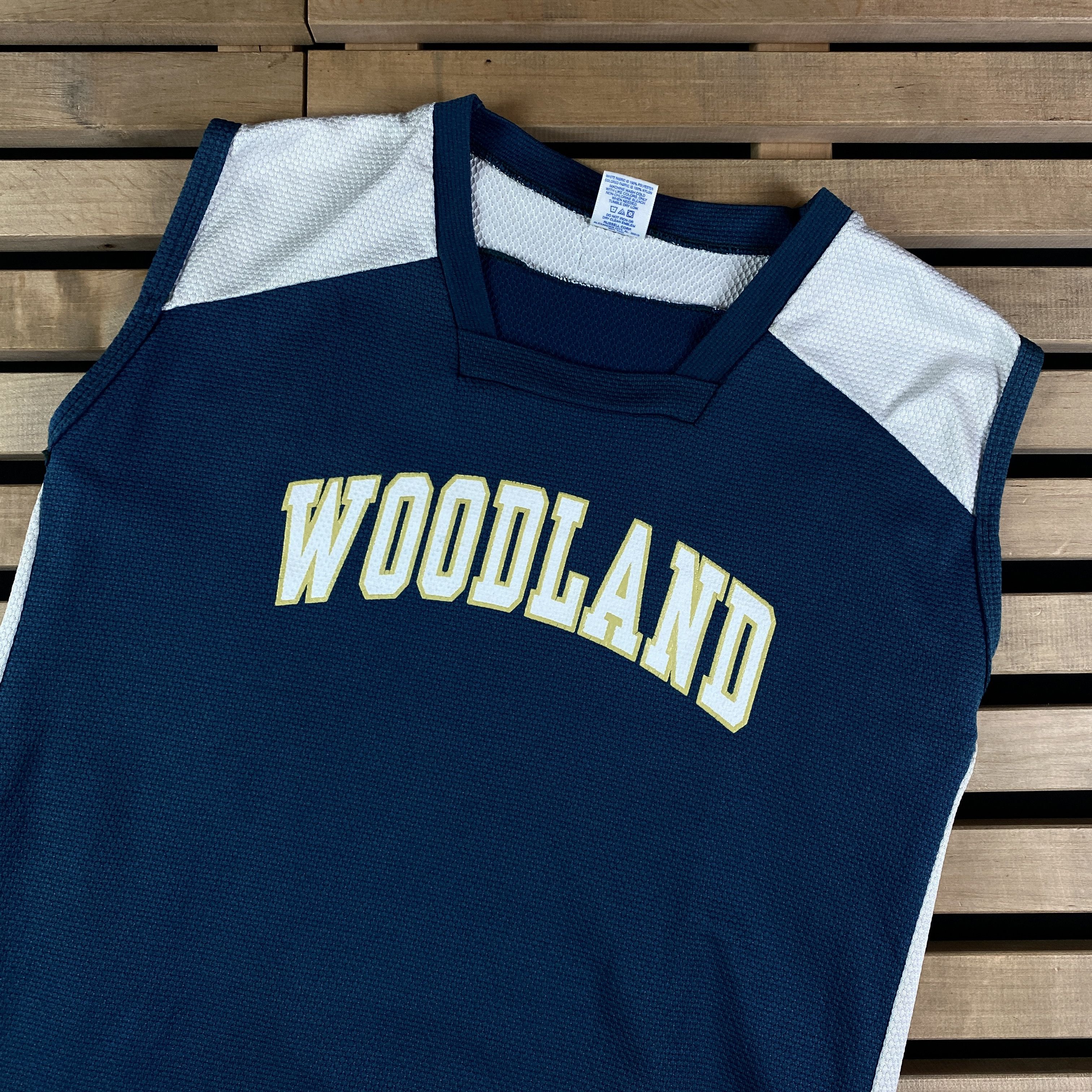 Russell Athletic Mens Vintage Jersey Russell Athletic Woodland 12 Size M Size US M / EU 48-50 / 2 - 2 Thumbnail