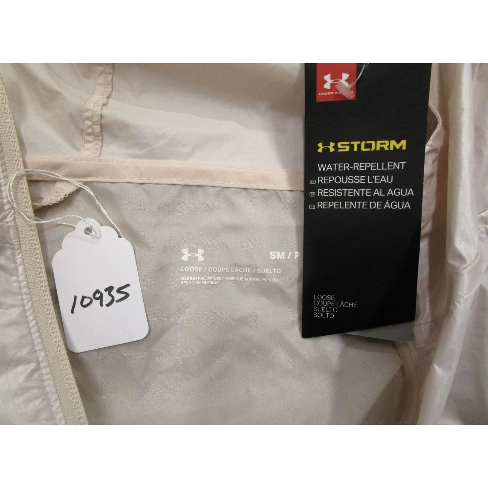 Under Armour Under Armour Jacket Women Small Pink UA Storm Hooded Windbreaker Water Repellent Zip Front Lightweight Pockets Outdoor Athleisure Size S / US 4 / IT 40 - 8 Thumbnail