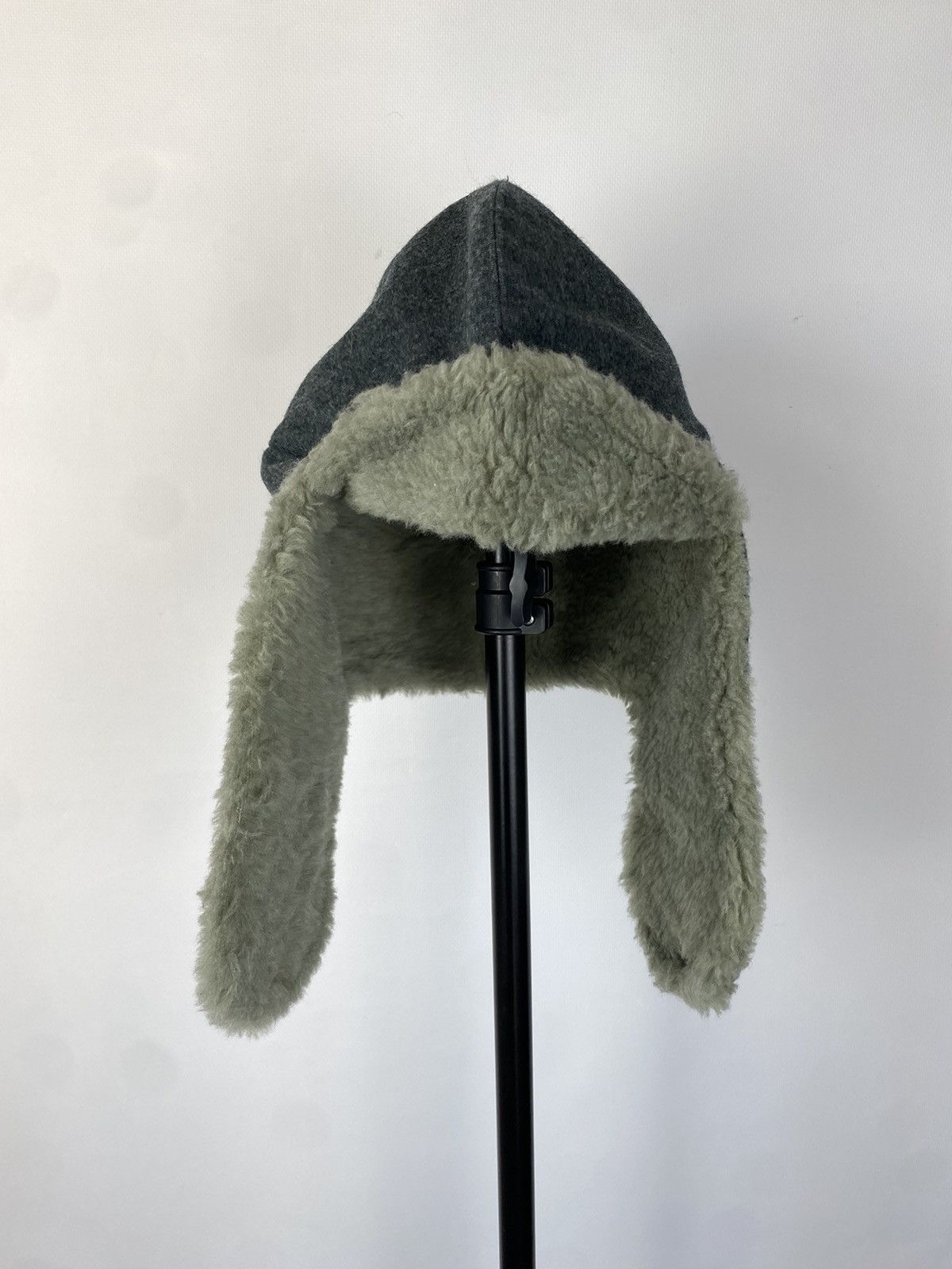 Japanese Brand × Vintage Y2K HYPE Army FUZZY MOHAIRE AVIATOR USSR USHANKA HAT bubble Size ONE SIZE - 3 Thumbnail