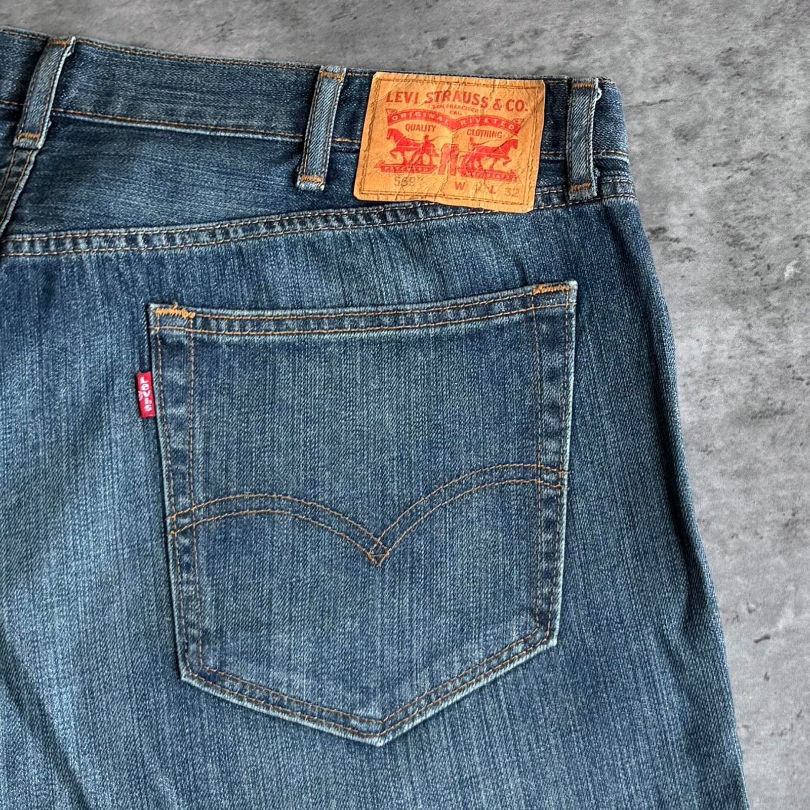 Levi's × Levi's Vintage Clothing × Vintage Vintage Y2K Levi’s 559 Baggy Grunge Opium Denim Jeans Size US 40 / EU 56 - 3 Thumbnail