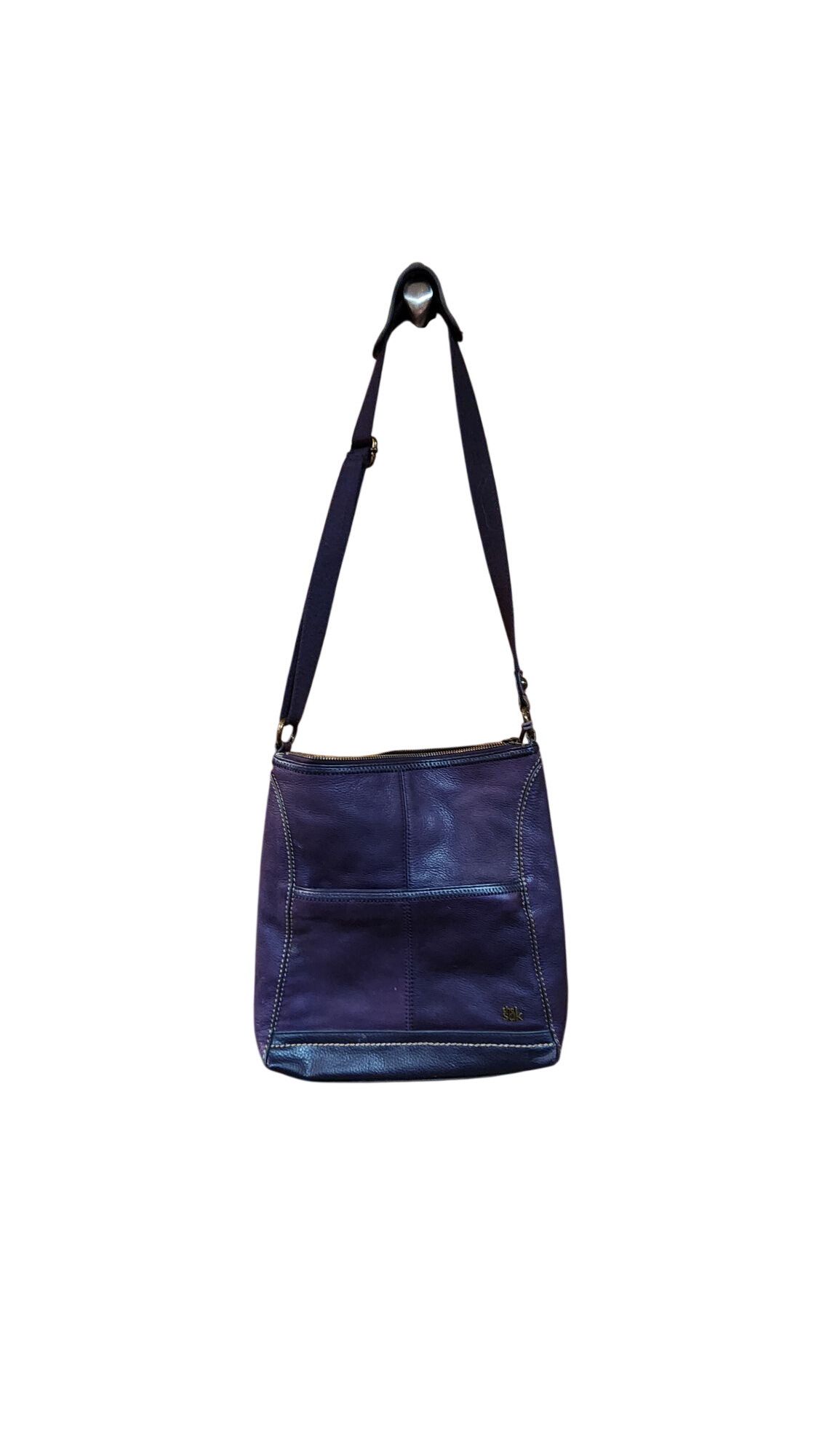 The Sak The Sak Lucia leather crossbody bag in a dark purple Size ONE SIZE - 1 Thumbnail