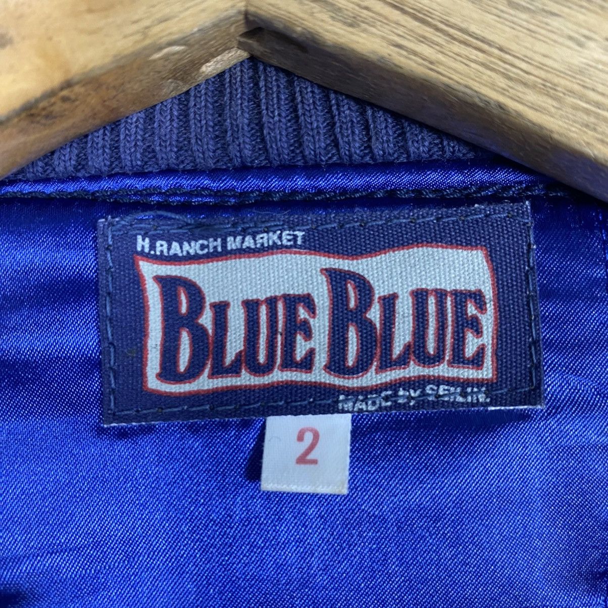 Blue Blue Japan × Indigo × Japan Blue Vintage Blue Blue H.Ranch Market Indigo MA-1 Wool Zipper Size US M / EU 48-50 / 2 - 8 Thumbnail