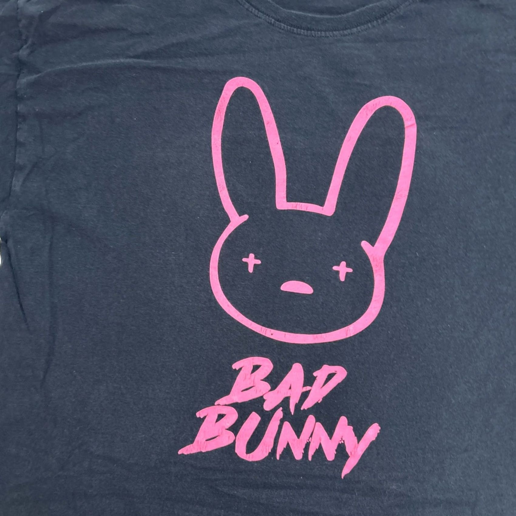 Pinko Bad Bunny T Shirt Men’s XL Black Classic Hot Pink Logo Short Sleeve Cut Tag Size US XL / EU 56 / 4 - 2 Thumbnail