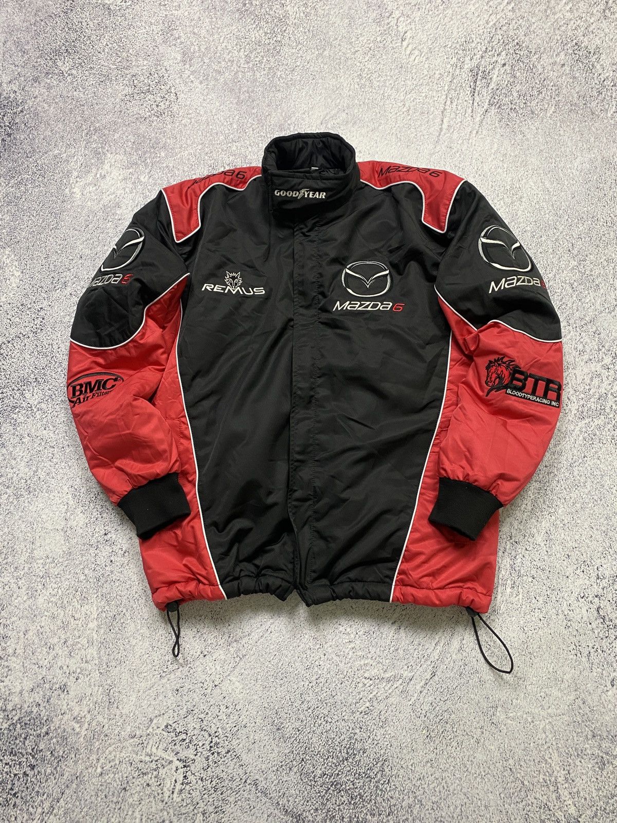 Vintage 90’s Racing graphic zip up jacket
