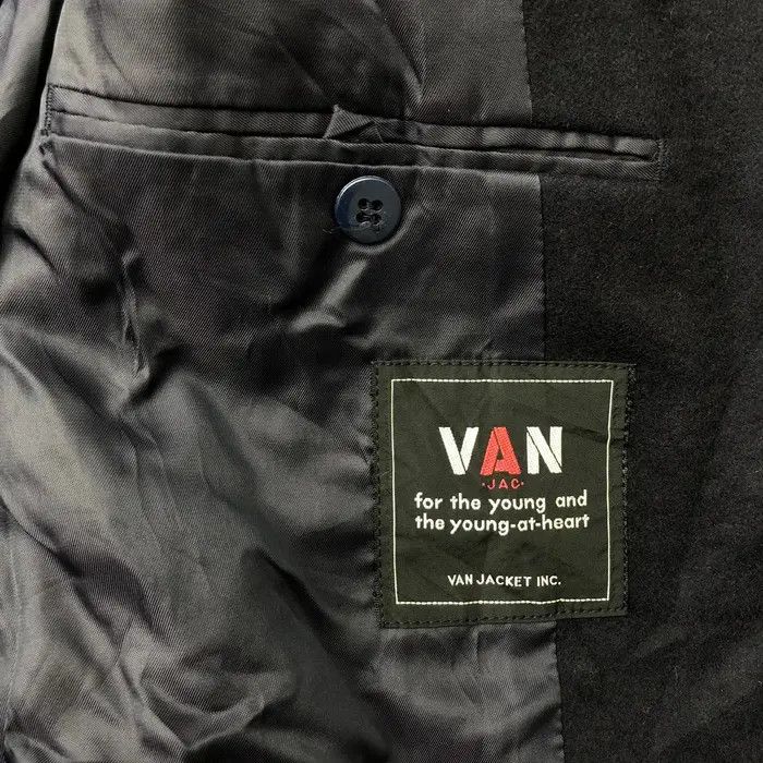 Vintage Vtg VAN JAC JAPAN 3 Button Cotton Blazer Sport Coat Suit Size 44R - 8 Thumbnail