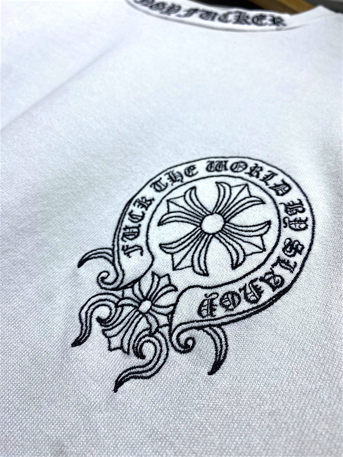 Japanese Brand Japan SLANGY Fucker Chrome Heart Malibu Cross Parody Tee Size US M / EU 48-50 / 2 - 3 Thumbnail