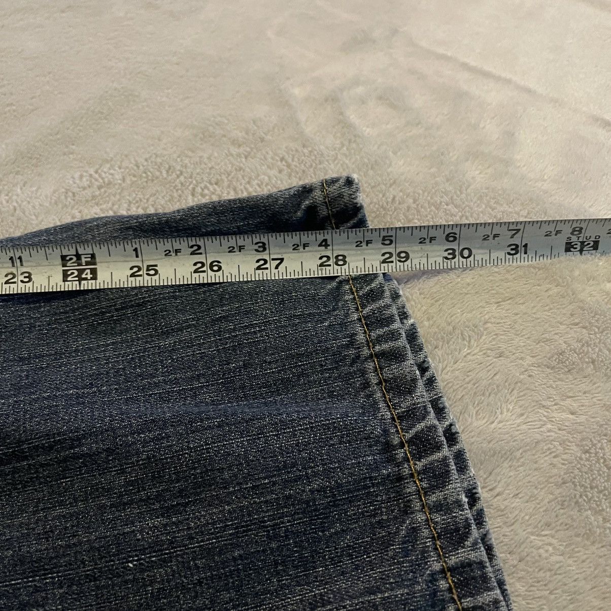 Levi's Vintage Levis 569 Straight Leg Jeans Mens 42x30 Blue Y2K Size US 42 / EU 58 - 9 Thumbnail