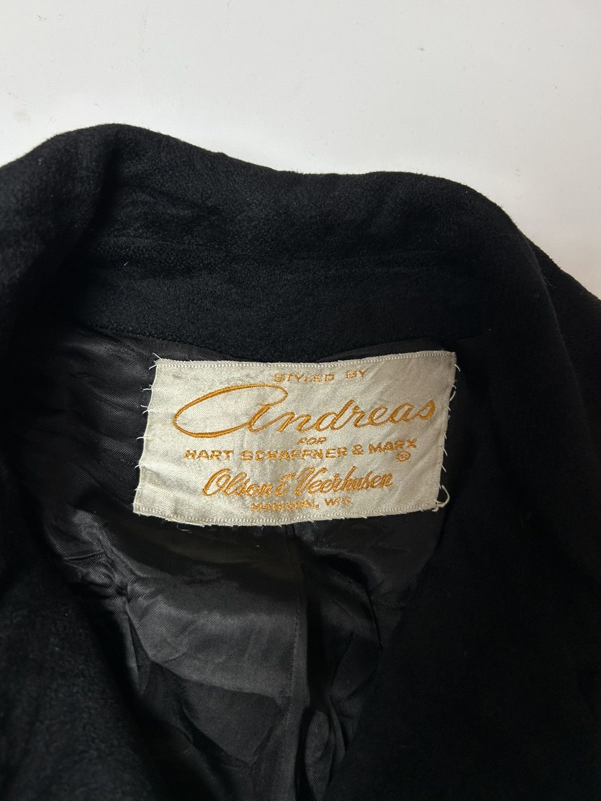 Hart Schaffner Marx × Marchesa HART SCHAFFNER & MARK CASHMERE WOOL LONG COAT Size ONE SIZE - 5 Thumbnail