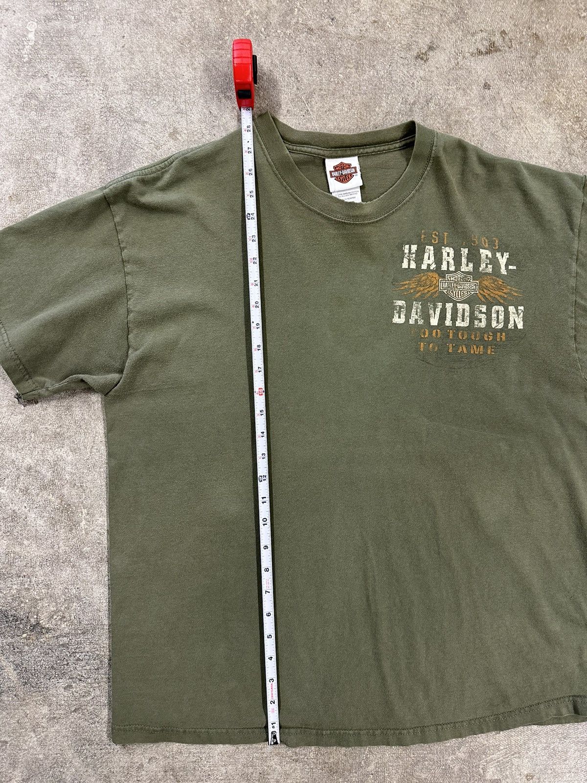 Harley Davidson Crazy Y2K Harley Davidson Anaheim Motorcycle Biker T-Shirt Size US XL / EU 56 / 4 - 11 Thumbnail