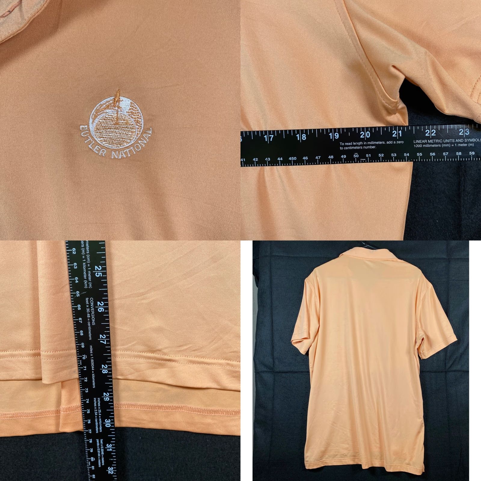 Peter Millar Peter Millar Mens Shirt Orange Short Sleeve Summer Crown Comfort Polo Stretch M Shirt Regular Mens Orange Polo Short Sleeve Casual Athletic 90s? Size US M / EU 48-50 / 2 - 8 Thumbnail