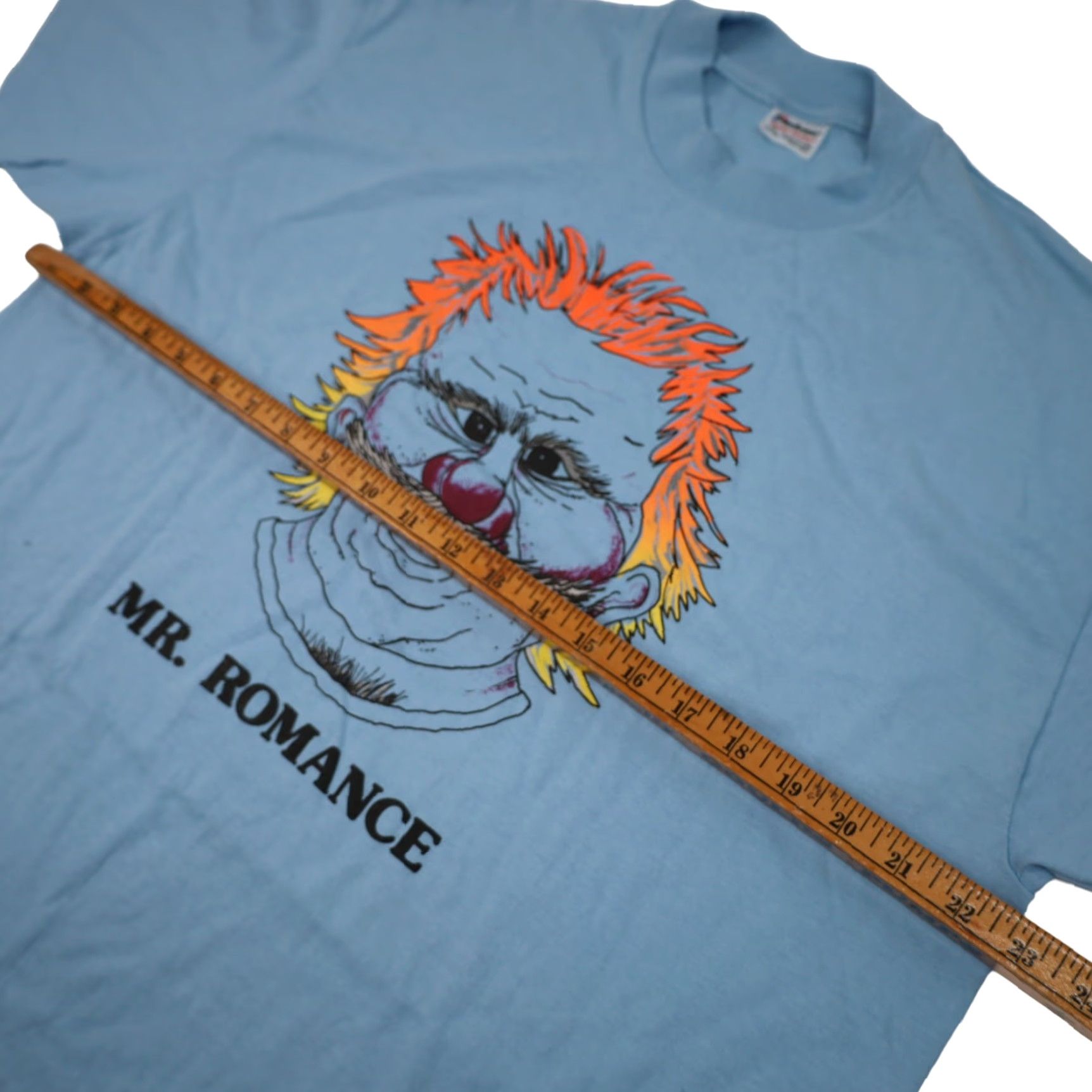 Vintage VINTAGE Mr. Romance Mens XL Ugly Face Graphic T shirt Blue Shirt Mens XL Blue Graphic Ugly Face Vintage Shirt Size US XL / EU 56 / 4 - 6 Thumbnail
