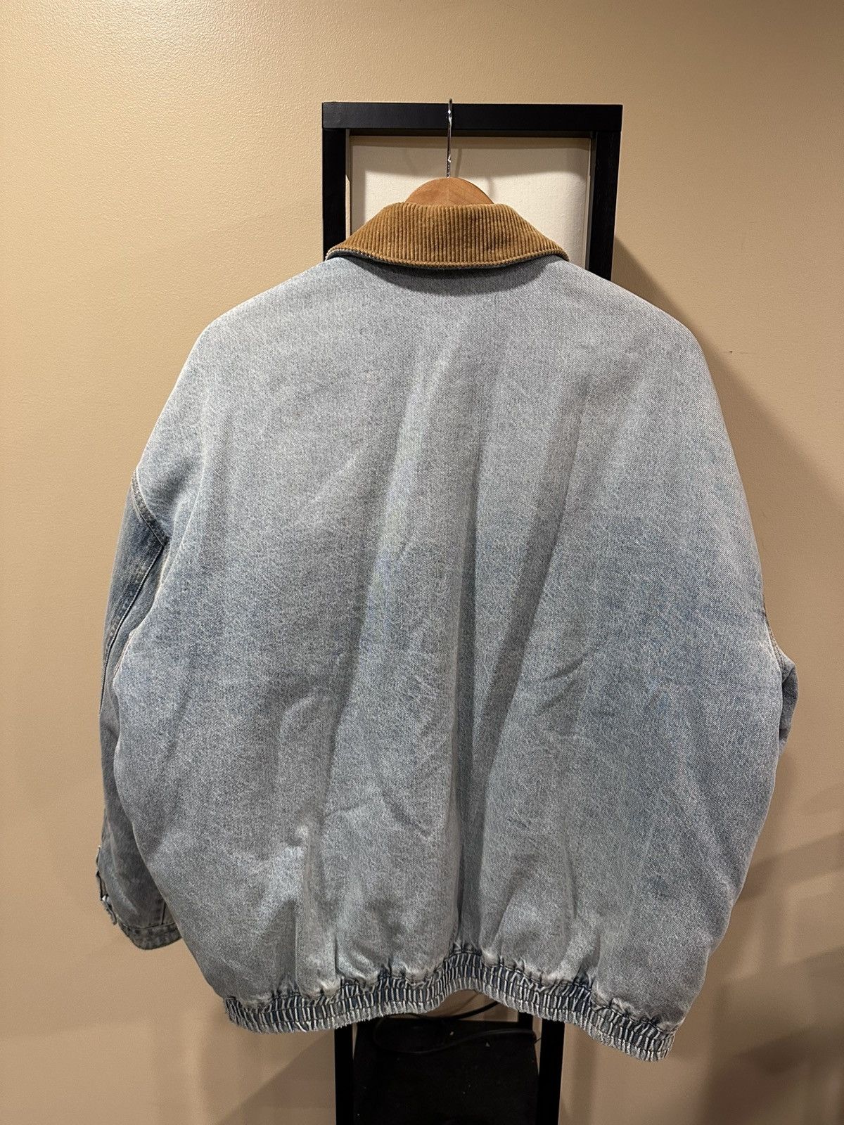 Miu Miu Miu Miu FW24 Corduroy Collar Light Wash Denim Jacket Size US XL / EU 56 / 4 - 4 Thumbnail