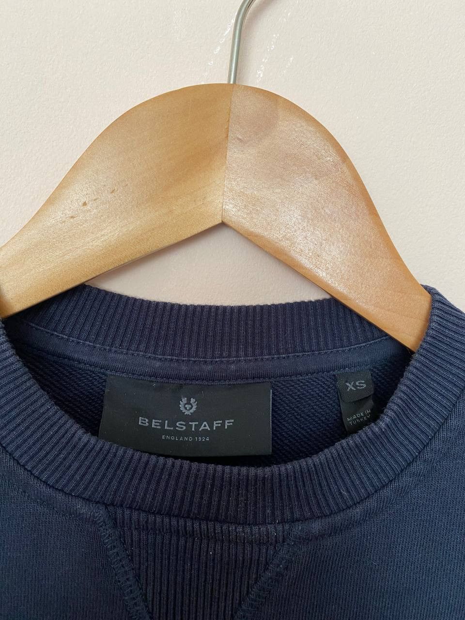 Belstaff Belstaff Men's Patch Crew Sweater Size XS Blue Sweatshirt Size US XS / EU 42 / 0 - 4 Thumbnail