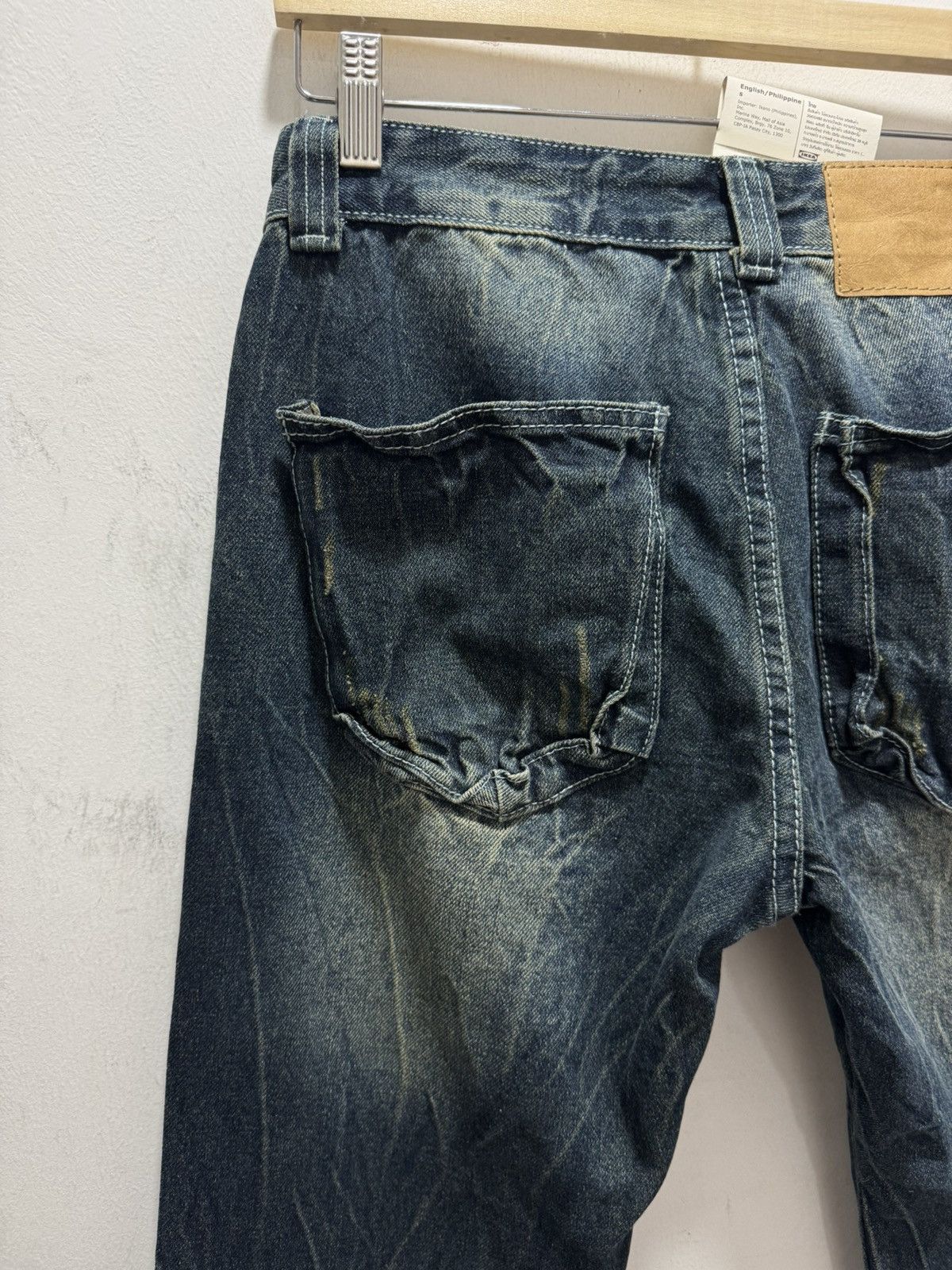 Vintage VINTAGE ARCADE CARGO STYLE RARE DISTRESSED DENIM JEANS Size US 29 - 8 Thumbnail