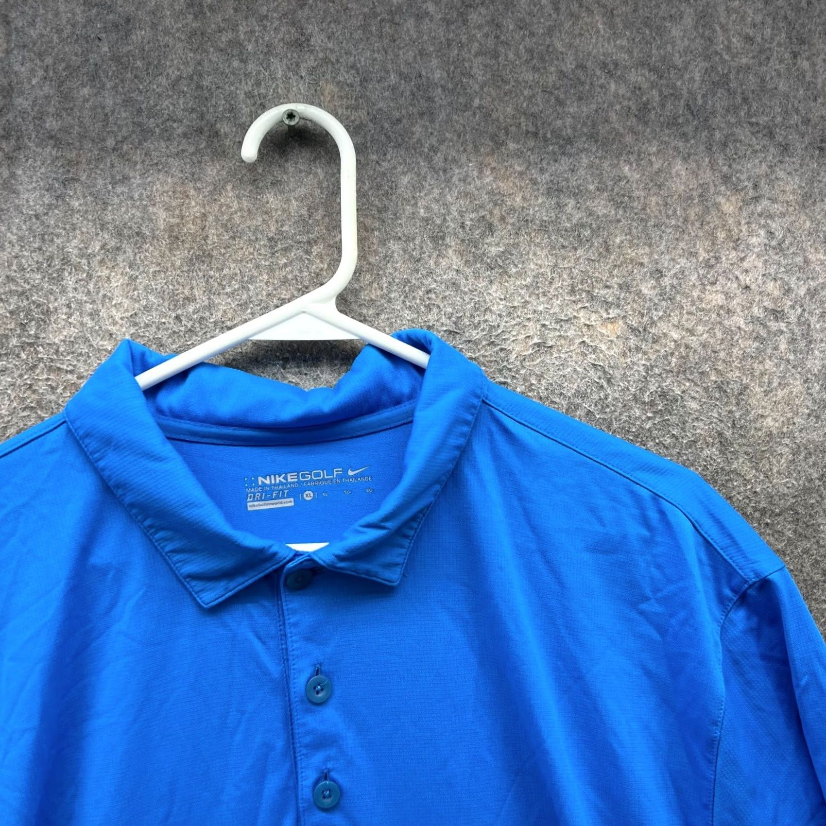 Nike Nike Polo Shirt Mens XL Blue Dri-Fit Golf Nike Golf Jersey Polo Short Sleeve Button Collared Size US XL / EU 56 / 4 - 6 Thumbnail