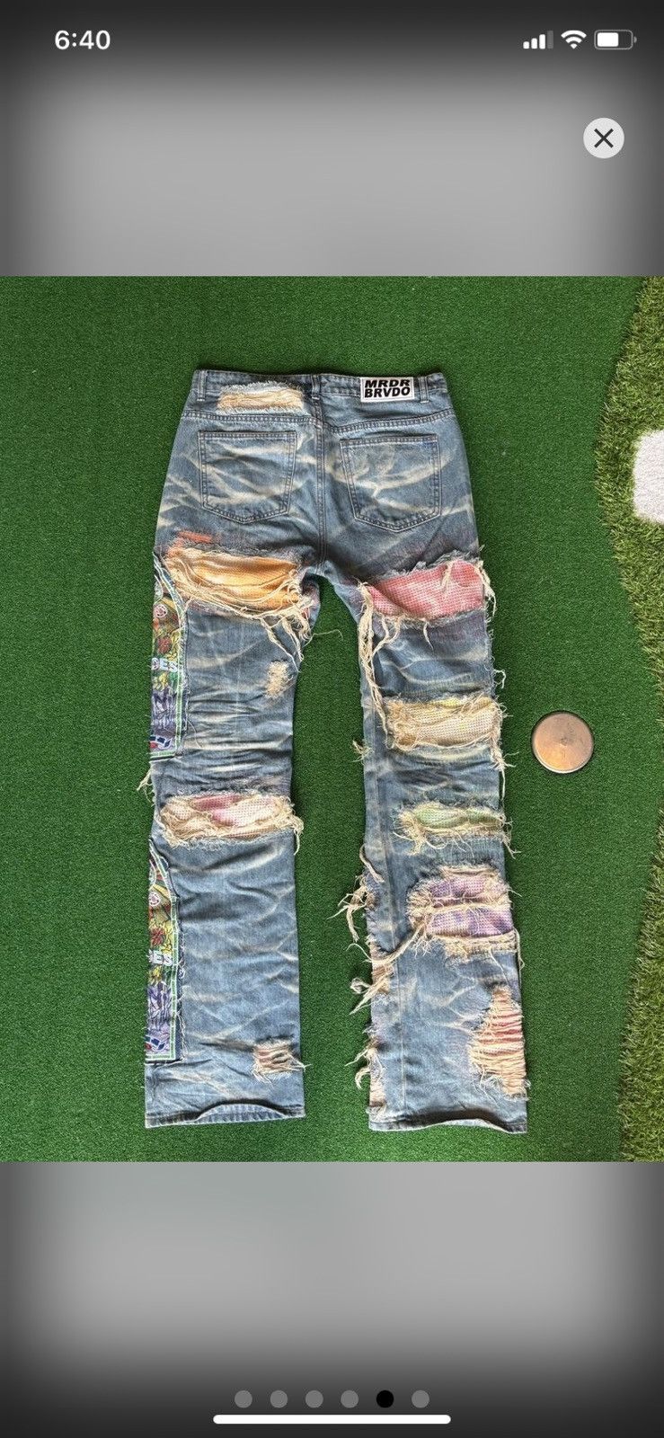 Who Decides War Who Decides War ROY G BIV Denim Size US 32 / EU 48 - 5 Thumbnail