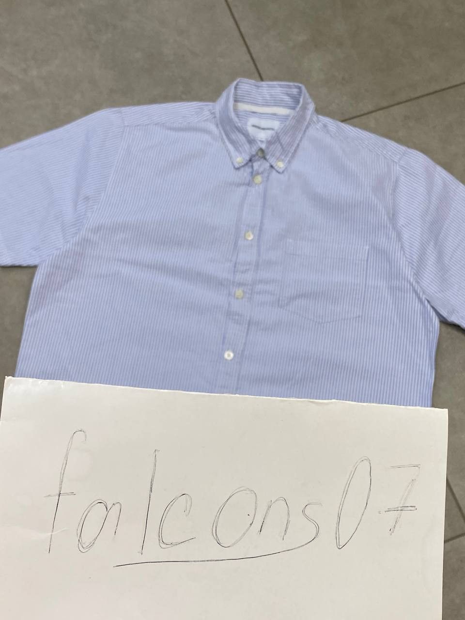 Norse Projects Norse Projects Theo Oxford Short Sleeve Striped Button Shirt Size US M / EU 48-50 / 2 - 3 Thumbnail