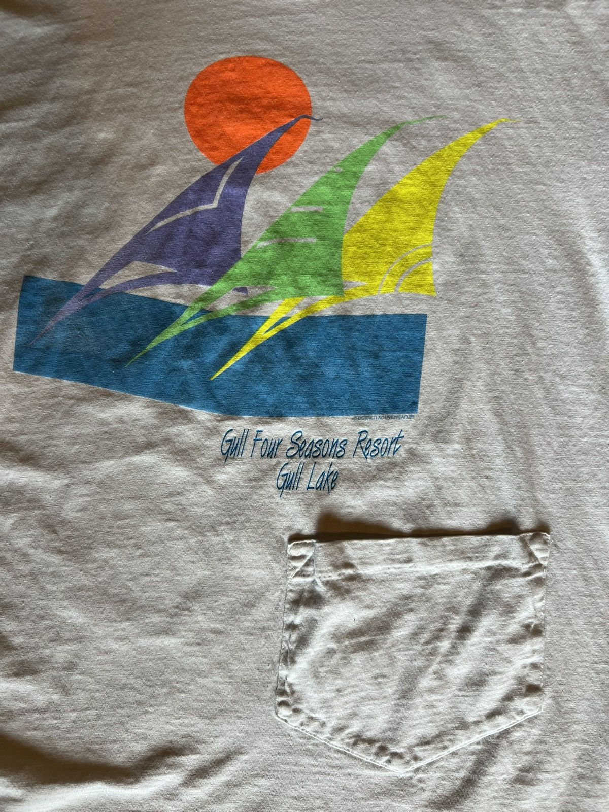 Vintage Vintage 1985 four seasons resort Gull Lake T-shirt Size US L / EU 52-54 / 3 - 2 Thumbnail