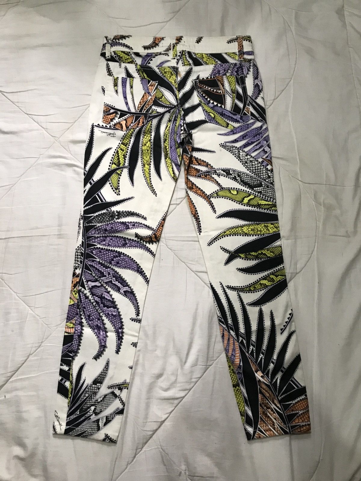 Just Cavalli JUST CAVALLI BY ROBERTO CAVALLI PATTERNED SKINNY Size 26" / US 2 / IT 38 - 8 Thumbnail