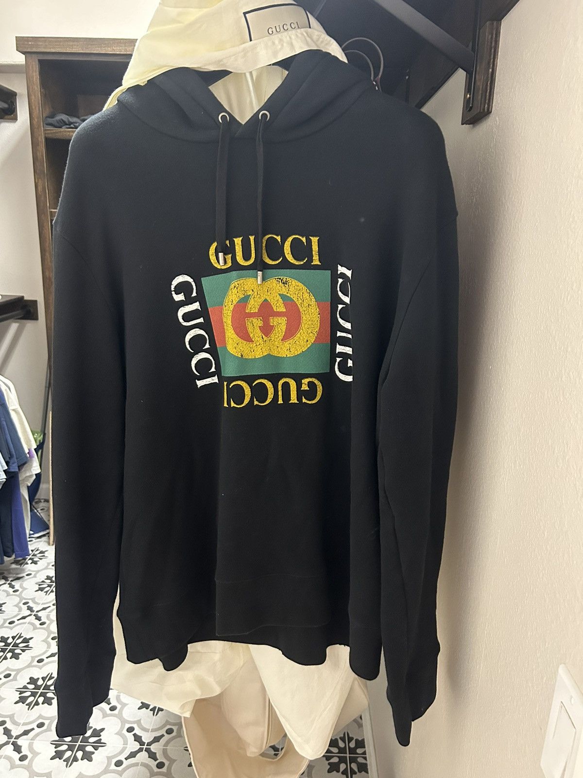 Gucci Gucci Logo Hoodie XXXL Size US XXL / EU 58 / 5 - 1 Thumbnail