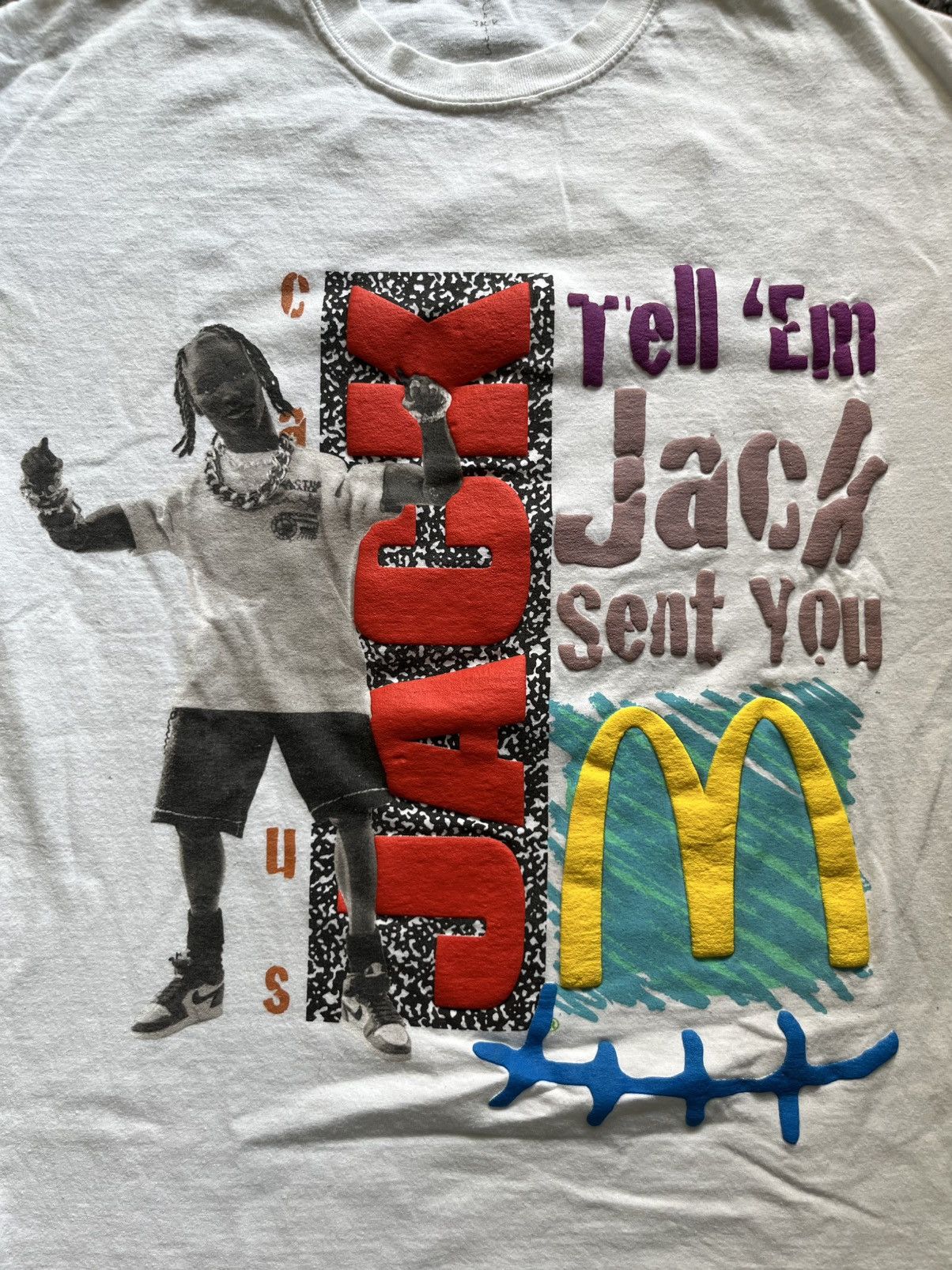 Rap Tees Travis Scott McDonalds Cactus Jack Tee Size US M / EU 48-50 / 2 - 3 Thumbnail