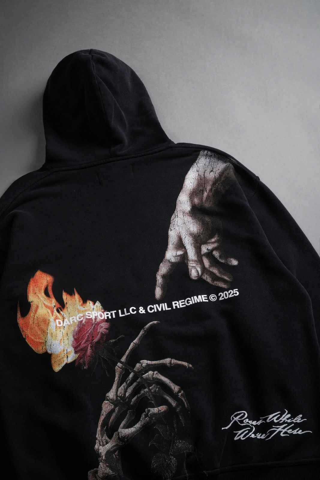 Darc Sport DARC SPORT X CIVIL REGIME ETERNAL FIRE HOODIE- M Size US M / EU 48-50 / 2 - 3 Thumbnail