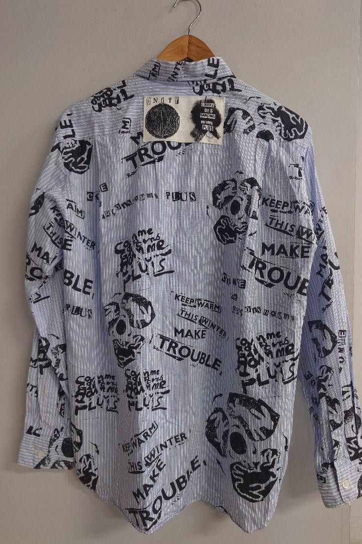 Yohji Yamamoto comme des garçons homme plus printed shirt 08aw Size US M / EU 48-50 / 2 - 1 Thumbnail