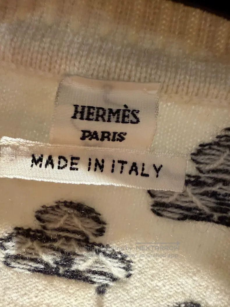 Hermes Hermes Clover cashmere cardigan Size XS / US 0-2 / IT 36-38 - 2 Thumbnail