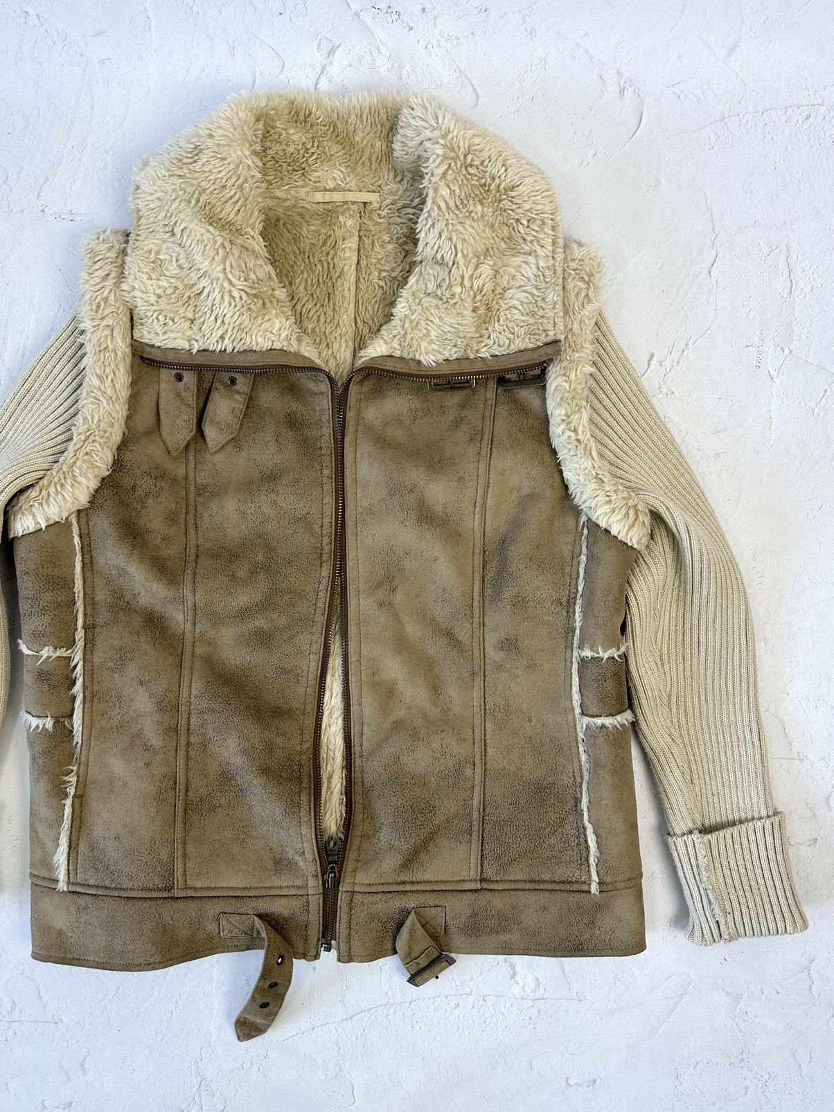 If Six Was Nine Vintage fur sheepskin coat Size XL / US 12-14 / IT 48-50 - 3 Thumbnail