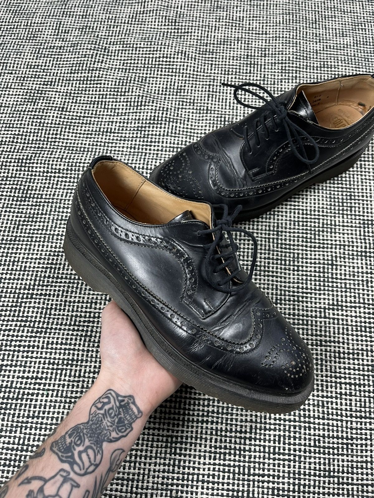 Solovair made in England vintage Oxford chunky boots rare