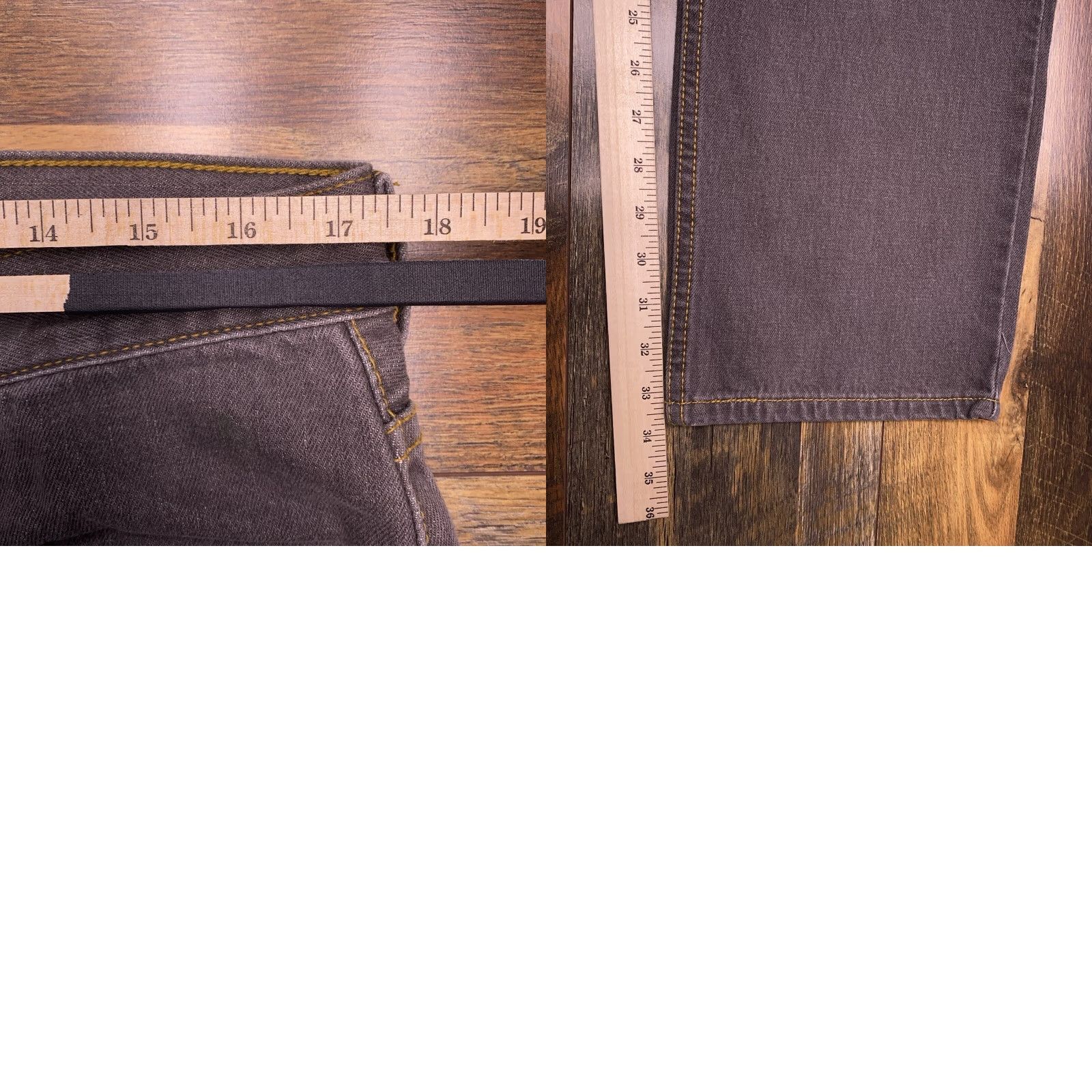 Levi's VINTAGE Levi's 505 Jeans Mens 36x34 Gray Regular Fit Straight Leg Y2K New Size US 36 / EU 52 - 9 Thumbnail