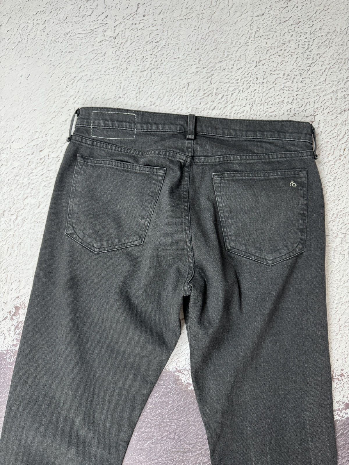 Rag & Bone Rag & Bone made in USA graphite faded denim jeans Size US 31 - 16 Thumbnail