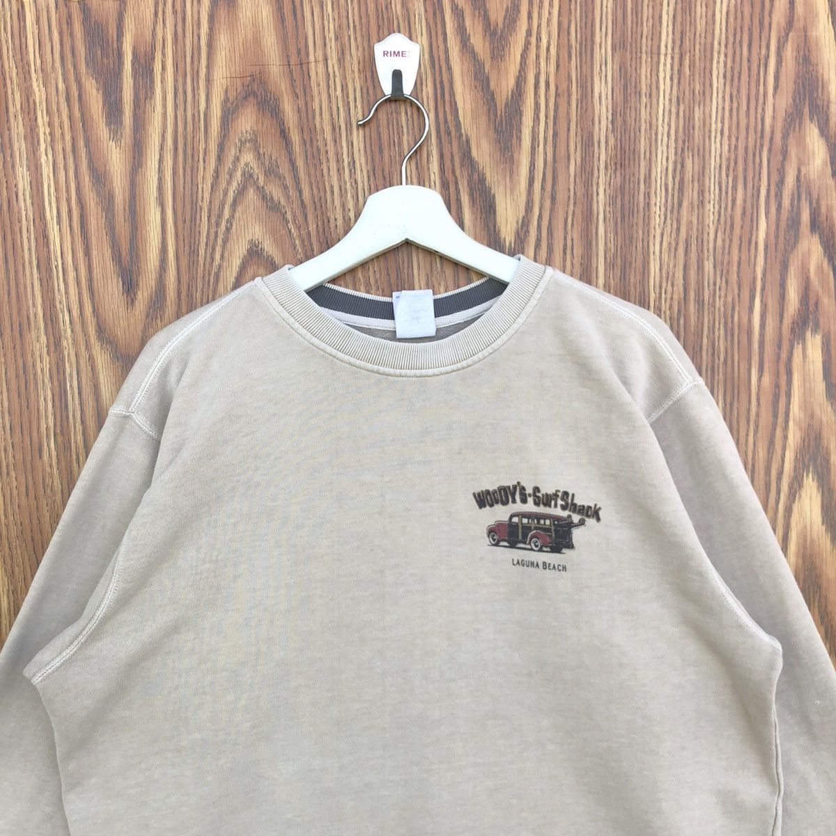 Vintage Vintage Woody’s Surf Shack Sweatshirt Surfboards Pullover Size US L / EU 52-54 / 3 - 5 Thumbnail