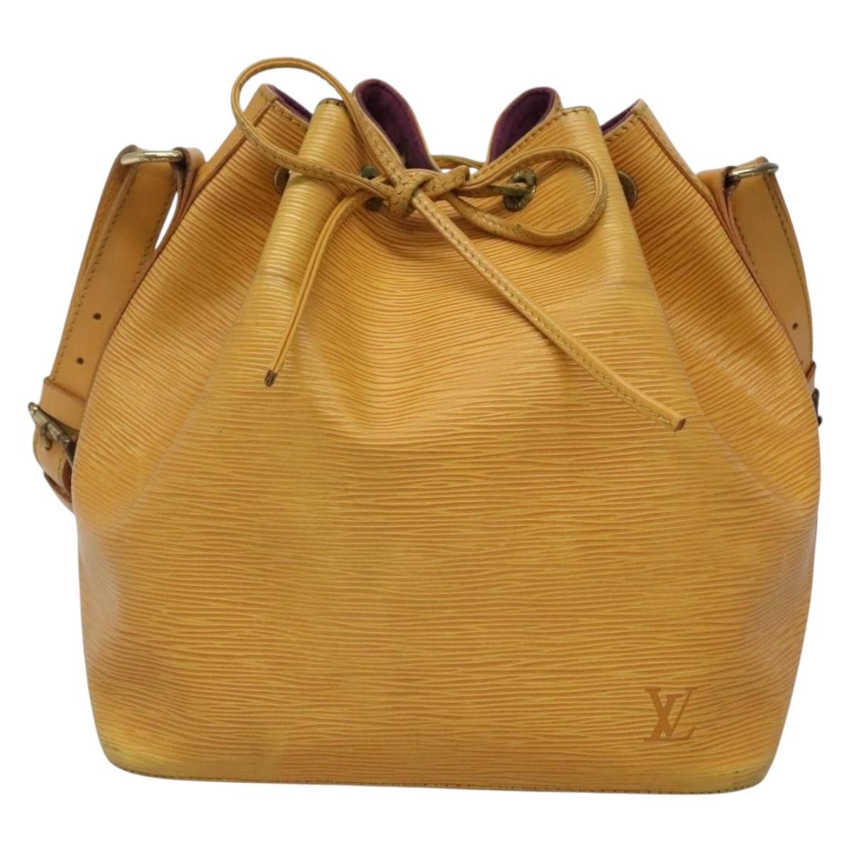 Louis Vuitton LOUIS VUITTON Epi Petit Noe Shoulder Bag Yellow M44109 Size ONE SIZE - 13 Thumbnail