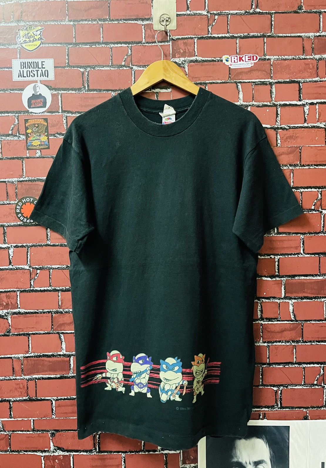 Vintage Vintage TEENAGE MUTANT NINJA TURTLES 90s Size US L / EU 52-54 / 3 - 1 Thumbnail