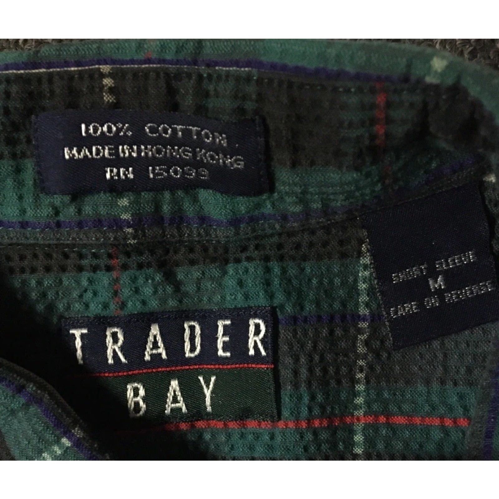 Vintage VINTAGE 90s Striped Textured Button-Up Shirt M Surf Skate Beach Grunge AOP Vaporwave OP 80s Mens Green Short Sleeve Collared Shirt Size US M / EU 48-50 / 2 - 3 Thumbnail