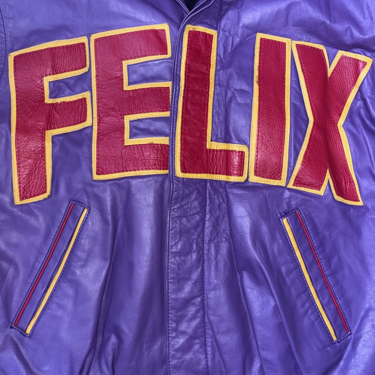 Other Vintage Maziar Leather Gallery Felix The Cat Leather Jacket Size US S / EU 44-46 / 1 - 4 Thumbnail