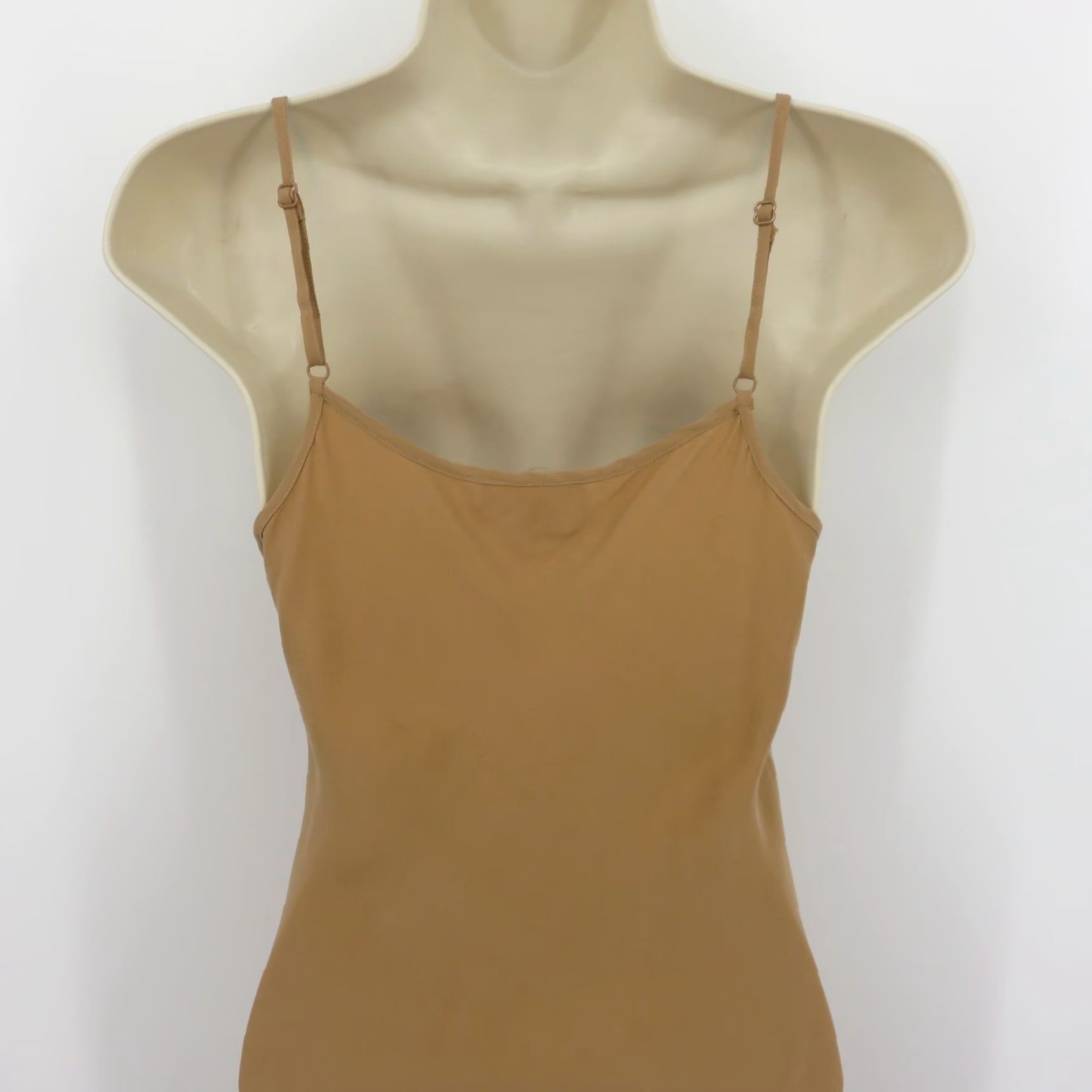 Michael Kors Michael Kors Collection Dress Women Small S Slip Dress Tan Suntan Silk Blend Spaghetti Strap Sleeveless Knee Length Solid Size S / US 4 / IT 40 - 6 Thumbnail