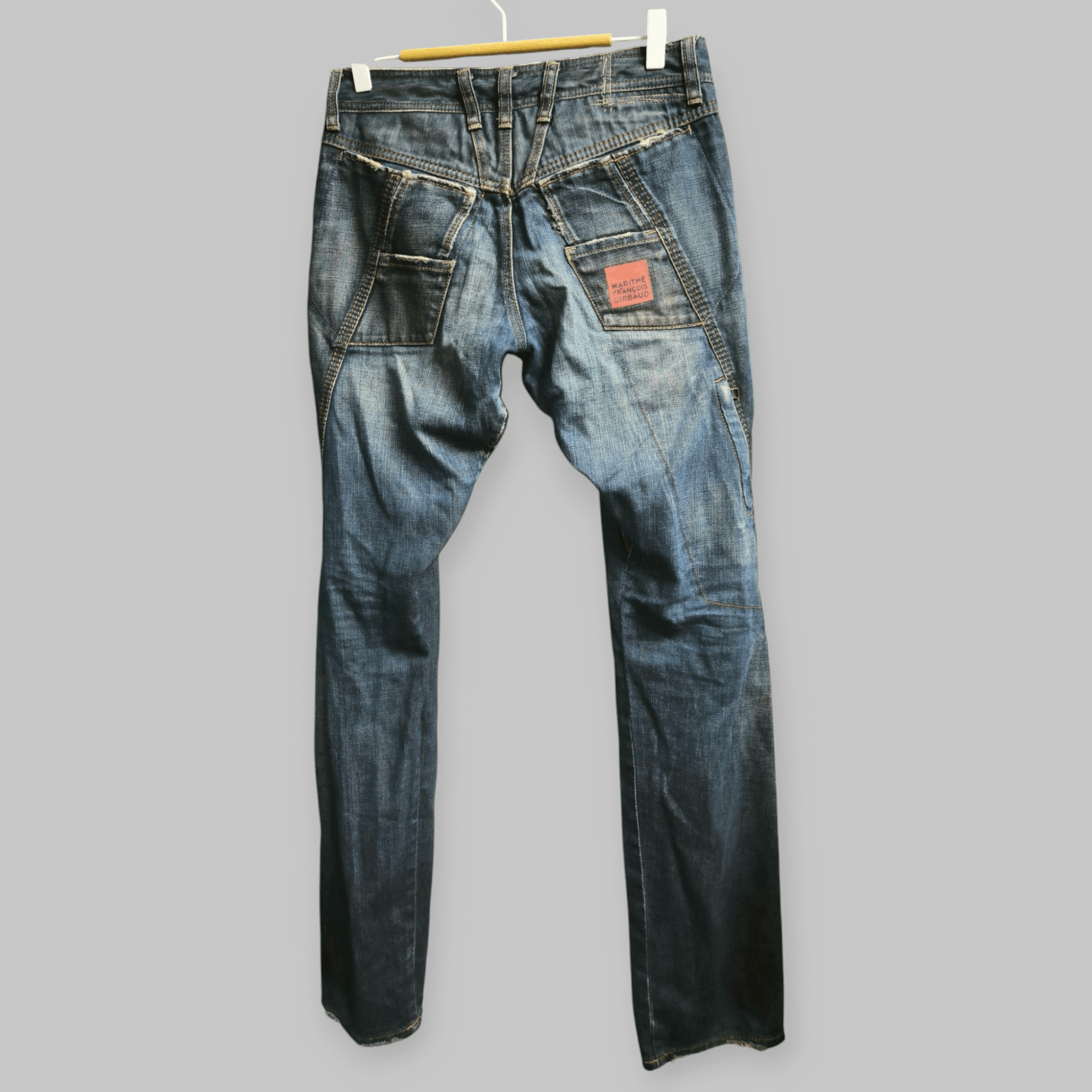 If Six Was Nine × Japanese Brand × Marithe + Francois Girbaud Le Jean De Bushpant Slim Fit Pocket Jeans Size US 30 / EU 46 - 7 Thumbnail