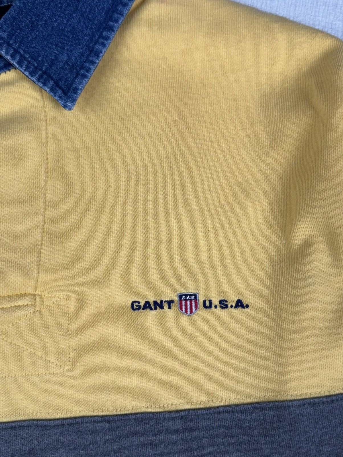 Gant × Vintage Men’s Vintage GANT USA Rugby Long Sleeve Shirt size L Size US L / EU 52-54 / 3 - 4 Thumbnail
