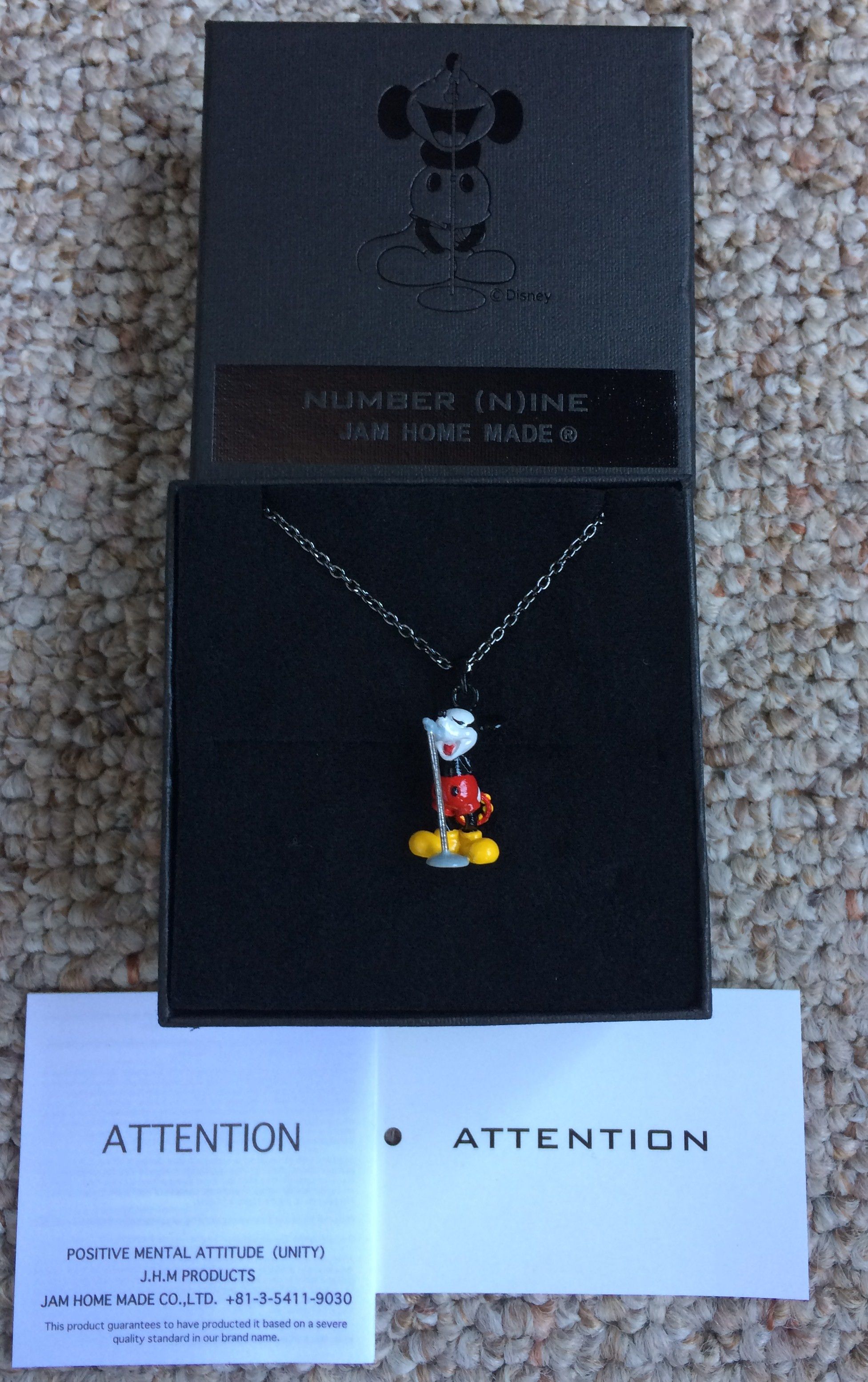 Disney × Jam Home Made × Number (N)ine 2000 Number (N)ine x Jam Homemade x Mickey Necklace Size ONE SIZE - 2 Thumbnail