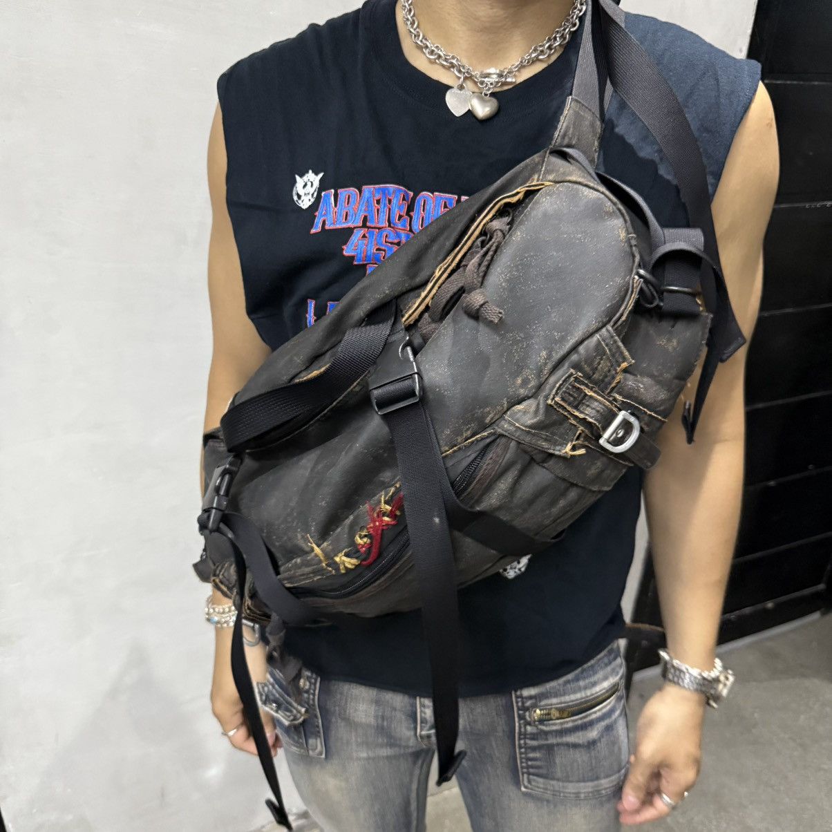 Japanese Brand Vintage Japanese Brand Tough Jeans Smith Body Bag