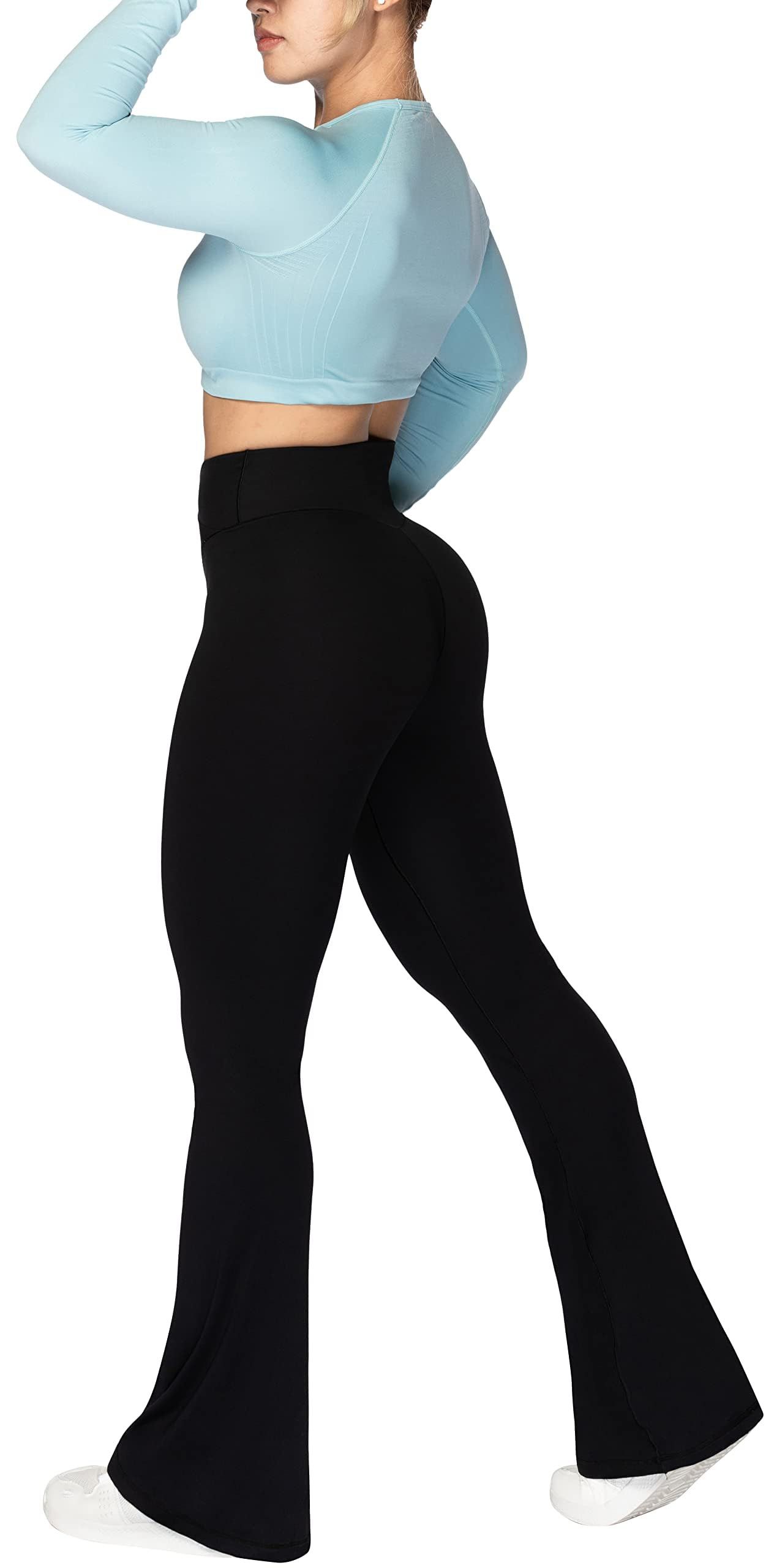 Other Flare Leggings, Crossover Yoga Pants with Tummy Control Size 33" - 6 Thumbnail