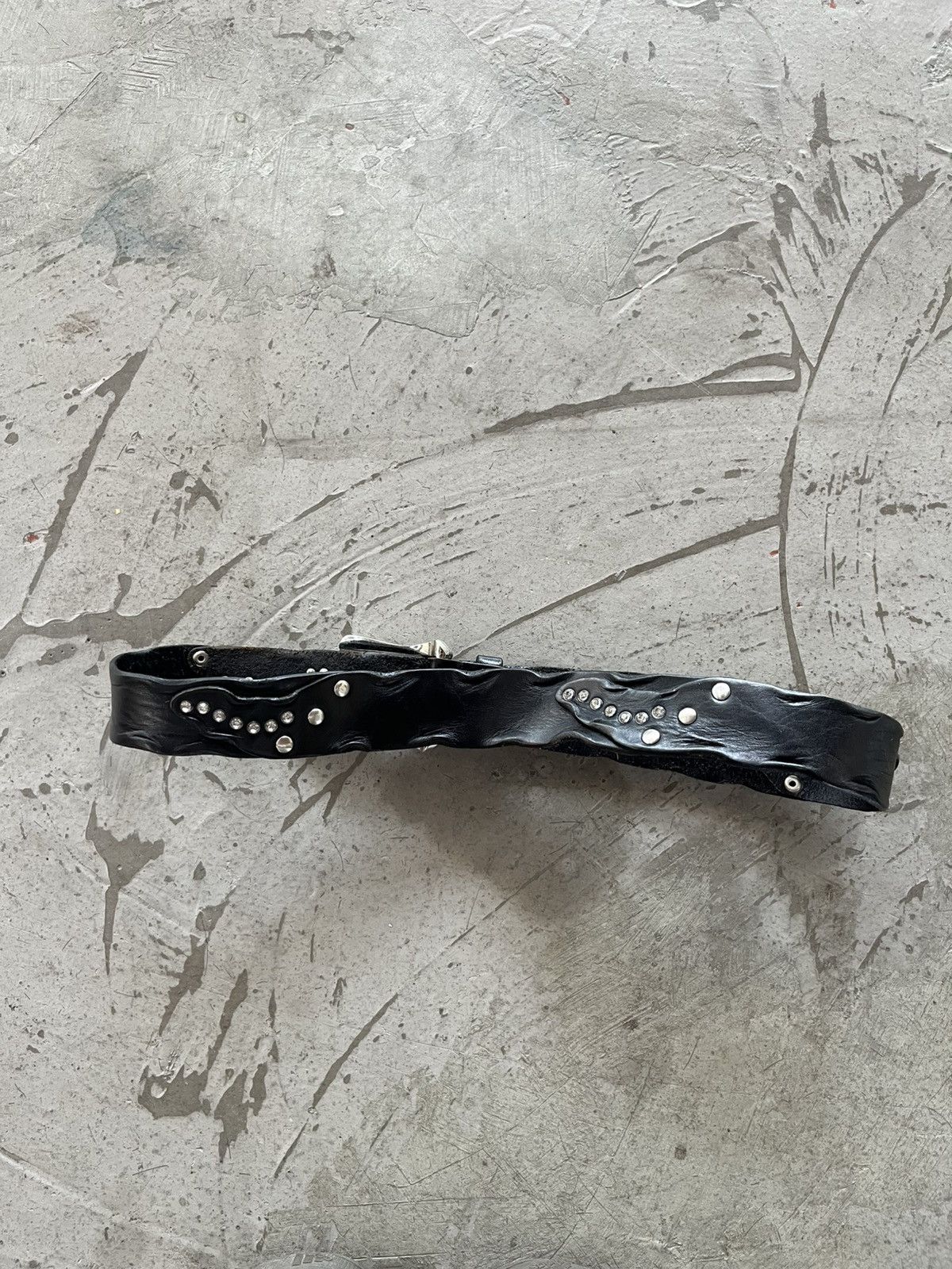 00s kmrii leather belt japanese label