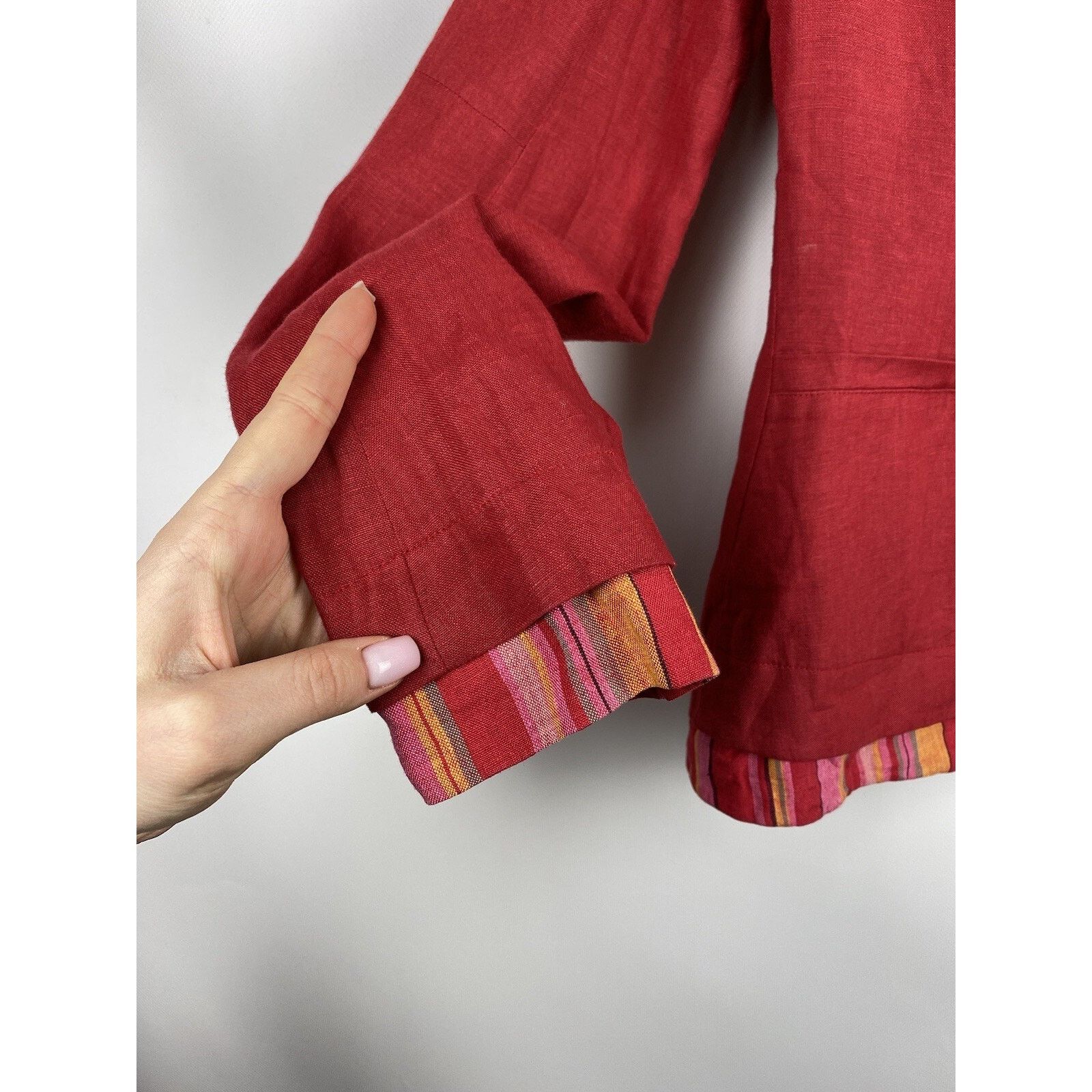 Kenzo Kenzo Jungle vintage ladies linen blazer jacket size ~ 38 Size M / US 6-8 / IT 42-44 - 9 Thumbnail