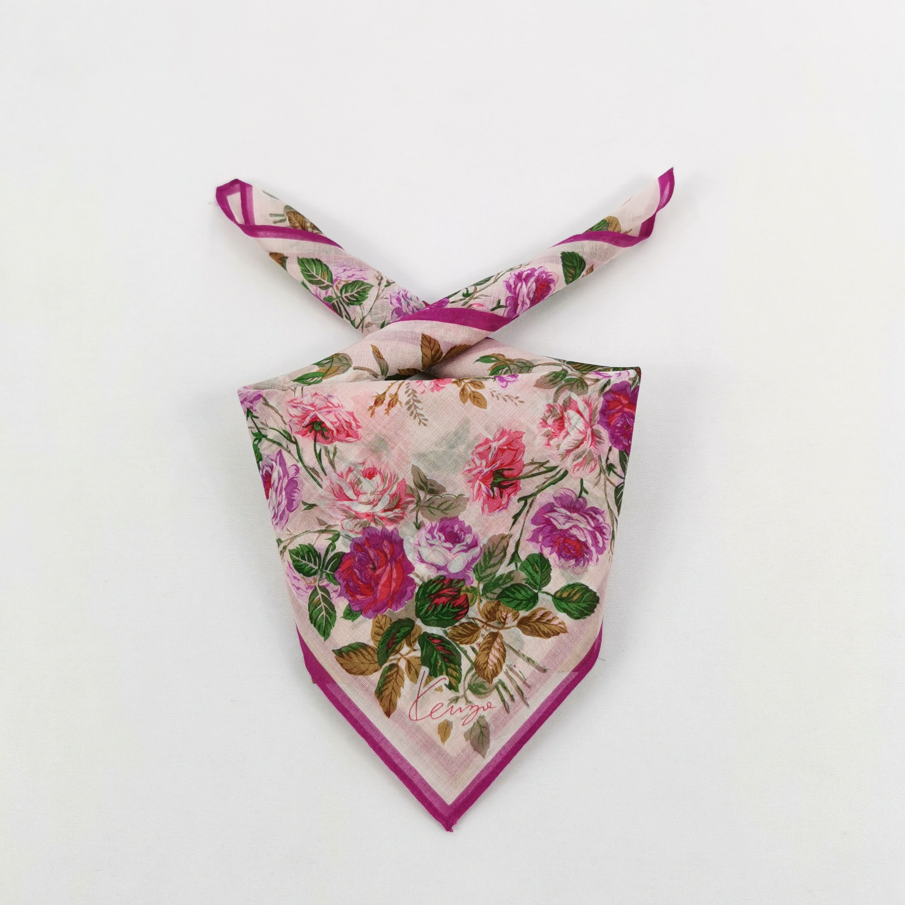 Kenzo Vintage Kenzo Handkerchief Neckerchief Bandana Size ONE SIZE - 1 Thumbnail