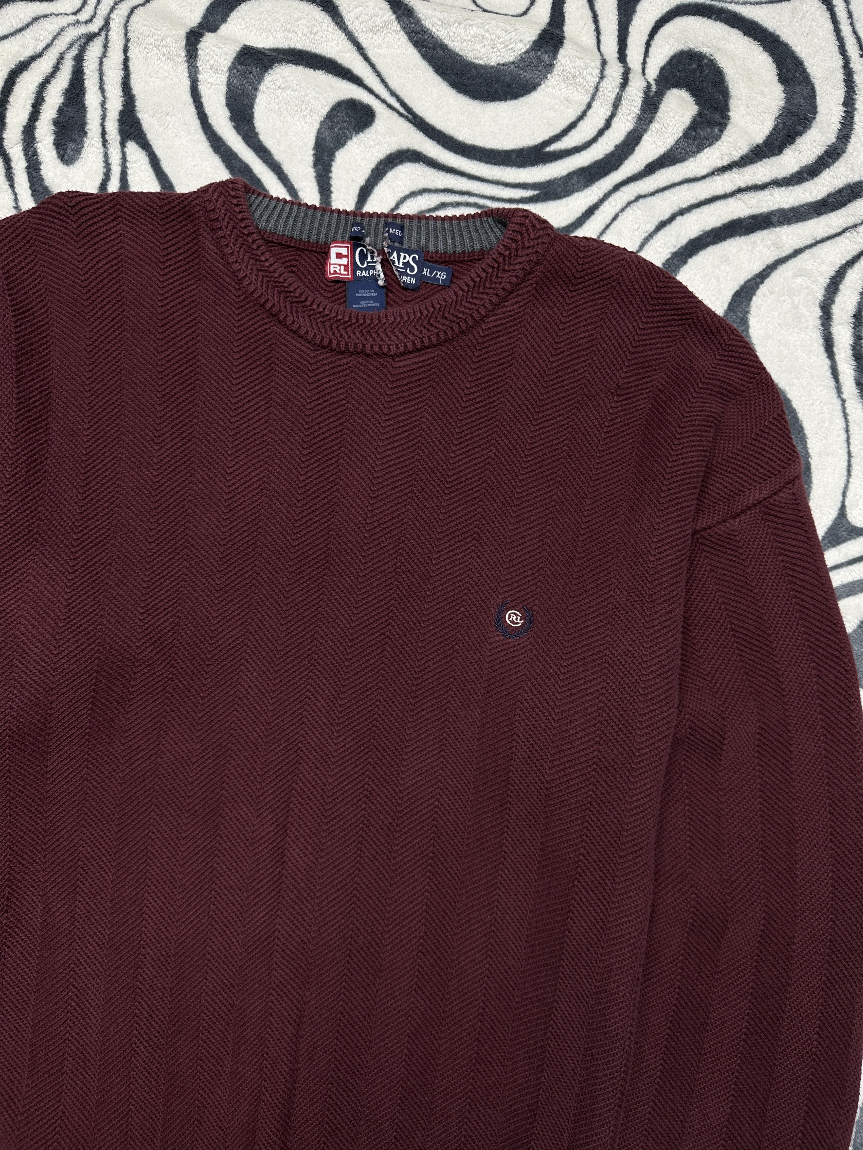 Chaps Ralph Lauren Chaps Polo Ralph Lauren Mens Crew Neck Sweater Size US XL / EU 56 / 4 - 2 Thumbnail
