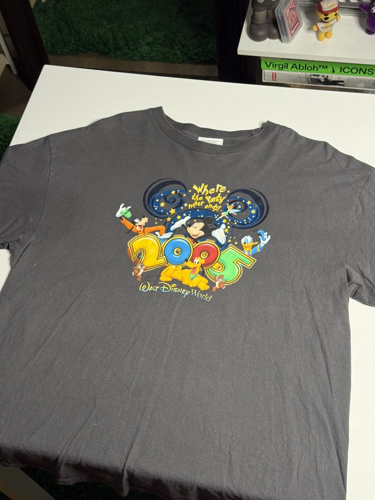 Disney VINTAGE 2005 Disney World Tee “Grey” [L] PREOWNED Size US L / EU 52-54 / 3 - 1 Thumbnail